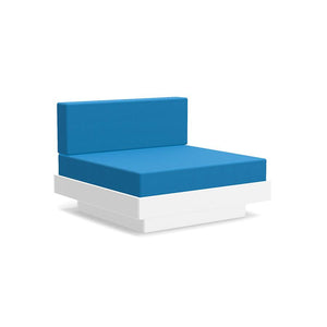 Platform One Lounge lounge chairs Loll Designs Cloud White Canvas Regatta 