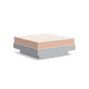 Platform One Ottoman Ottoman Loll Designs Driftwood Cast Petal 
