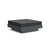 Platform One Ottoman Ottoman Loll Designs Charcoal Grey Cast Charcoal 