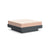 Platform One Ottoman Ottoman Loll Designs Charcoal Grey Cast Petal 