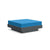 Platform One Ottoman Ottoman Loll Designs Charcoal Grey Canvas Regatta 