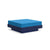 Platform One Ottoman Ottoman Loll Designs Navy Blue Canvas Regatta 