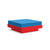 Platform One Ottoman Ottoman Loll Designs Apple Red Canvas Regatta 