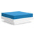 Platform One Ottoman Ottoman Loll Designs Cloud White Canvas Regatta 