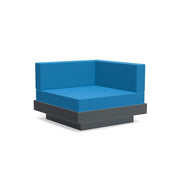 Platform One Sectional Corner Sofas Loll Designs Charcoal Grey Canvas Regatta 