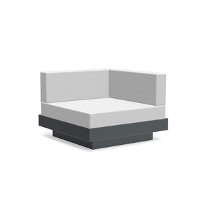 Platform One Sectional Corner Sofas Loll Designs Charcoal Grey Cast Silver 