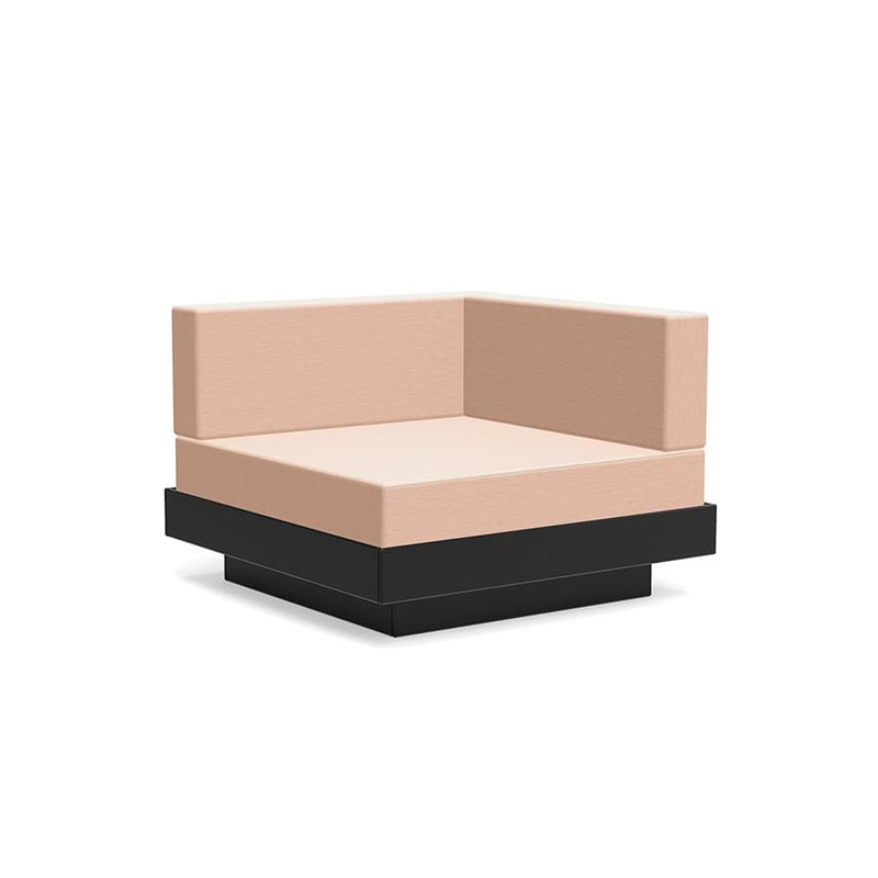 Platform One Sectional Corner Sofas Loll Designs Black Cast Petal 