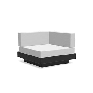 Platform One Sectional Corner Sofas Loll Designs Black Cast Silver 