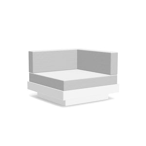 Platform One Sectional Corner Sofas Loll Designs Cloud White Cast Silver 