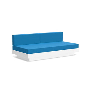 Platform One Sectional Sofa Sofas Loll Designs Cloud White Canvas Regatta 