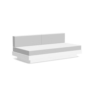 Platform One Sectional Sofa Sofas Loll Designs Cloud White Cast Silver 