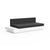 Platform One Sofa with Left or Right Table Sofas Loll Designs Cloud White Cast Charcoal 