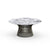 Platner Bronze 36" Coffee Table Coffee Tables Knoll Polished Finish Arabescatto Marble Top: White-grey + $1887.00 