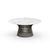 Platner Bronze 36" Coffee Table Coffee Tables Knoll Satin Finish Carrara Marble Top: White-grey + $1997.00 