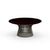 Platner Bronze 36" Coffee Table Coffee Tables Knoll Veneer Reff Dark Cherry Top + $4045.00 