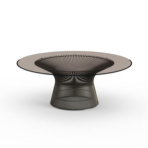 Platner Bronze 42" Coffee Table Coffee Tables Knoll Bronze Glass + $133.00 