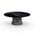 Platner Bronze 42" Coffee Table Coffee Tables Knoll Satin Finish Nero Marquina Marble Top: Black + $2102.00 