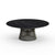 Platner Bronze 42" Coffee Table Coffee Tables Knoll Satin Finish Arabescatto Marble Top: White-grey + $2102.00 