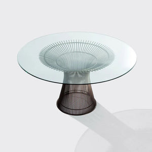 Platner Dining Table - 60 Inch Dining Tables Knoll Metallic Bronze + $451.00 