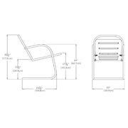 Pliny Lounge Chair Lounge Chair Loll Designs 