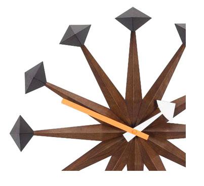 Polygon Wall Clock by Vitra Clocks Vitra 