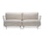 Pop Outdoor Two-Seater Sofa Sofa Kartell Transparent Ecru-Sunbrella 