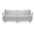 Pop Outdoor Two-Seater Sofa Sofa Kartell Transparent White-Ikon 