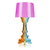 Precious Bourgie Table Lamp Table Lamps Kartell Multicoloured / Fuchsia 