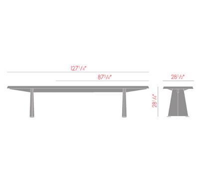 Prouvé Trapeze Table Dining Tables Vitra 