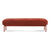 Puff Puff Bench Benches BluDot Tomato Velvet 