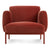 Puff Puff Lounge Chair lounge chair BluDot Tomato Velvet 