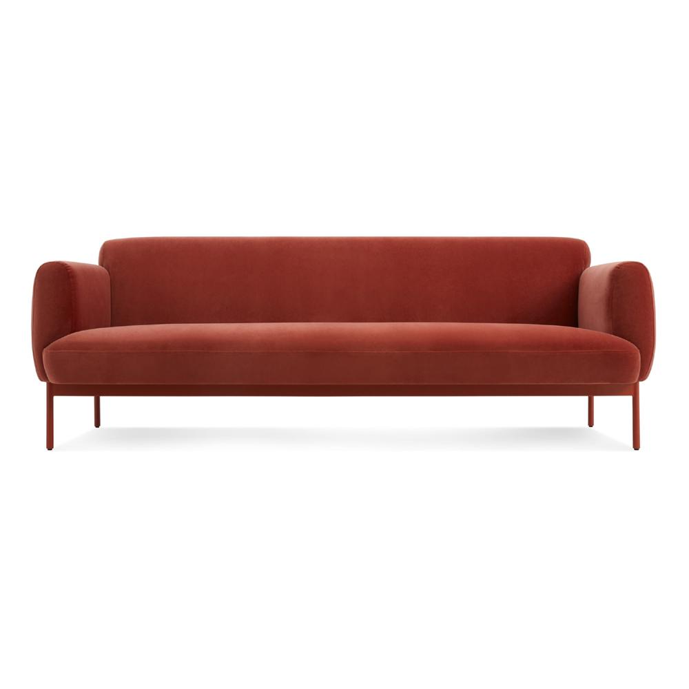 Puff Puff Sofa sofa BluDot Tomato Velvet 