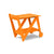 Rapson Bar Cart Accessories Loll Designs Sunset Orange 