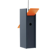Rapson Birdhouse Accessories Loll Designs Sunset Orange Charcoal Grey 