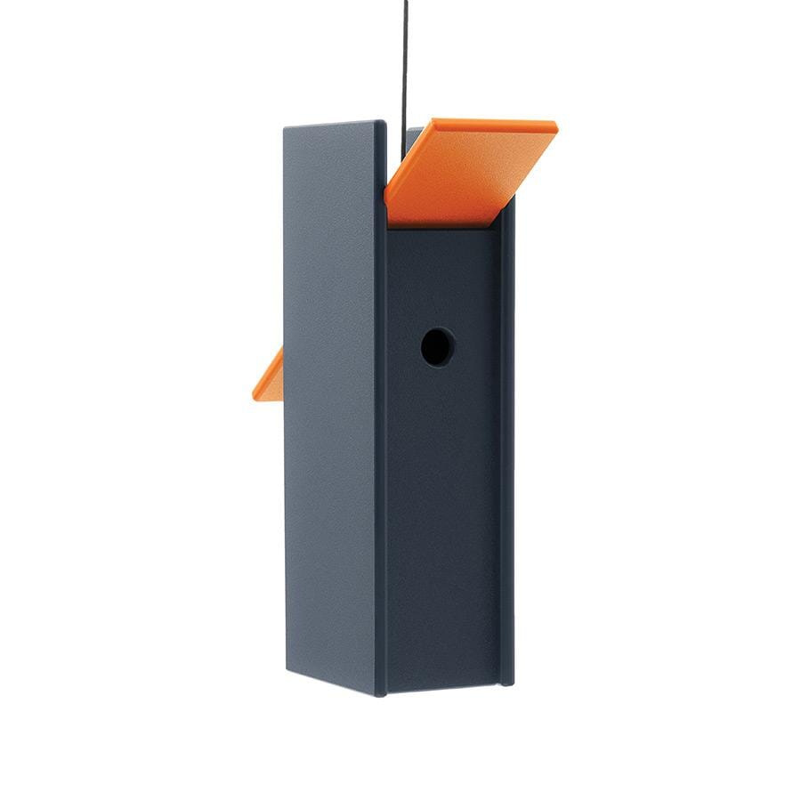 Rapson Birdhouse Accessories Loll Designs Sunset Orange Charcoal Grey 