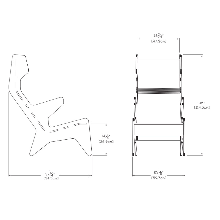 Rapson Cave Chair Lounge Chair Loll Designs 