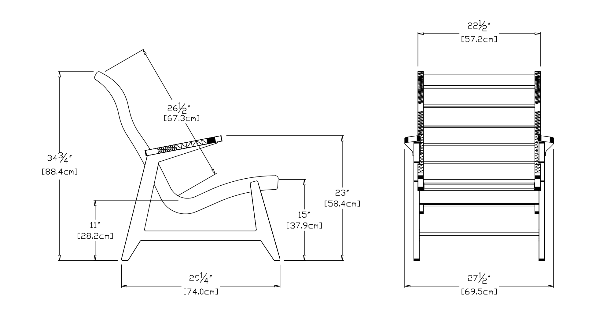 Rapson Lounge Chair lounge chairs Loll Designs 