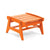 Rapson Ottoman ottomans Loll Designs Sunset Orange 