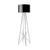 Ray Floor Lamp Floor Lamps Flos F1 Glossy Black Halogen