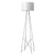 Ray Floor Lamp Floor Lamps Flos F2 Glossy White Halogen