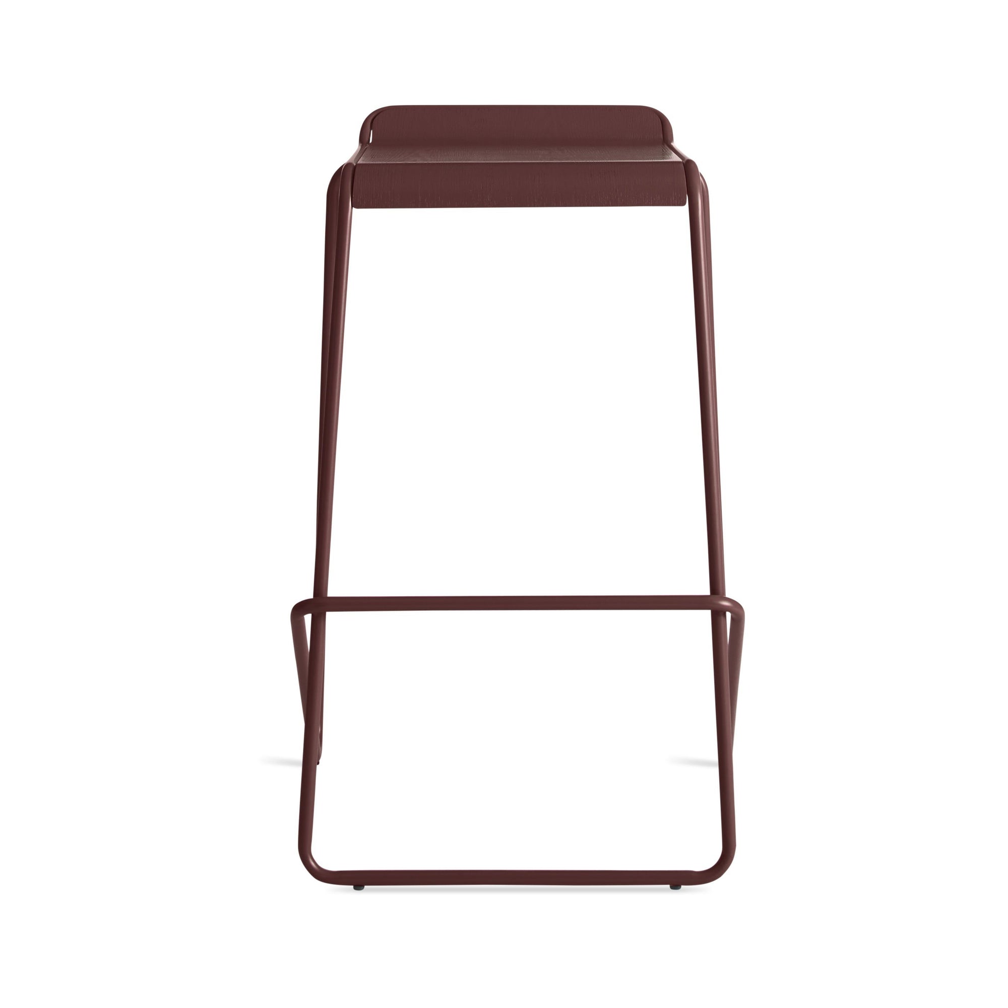 Ready Stacking Barstool Stools BluDot Oxblood 