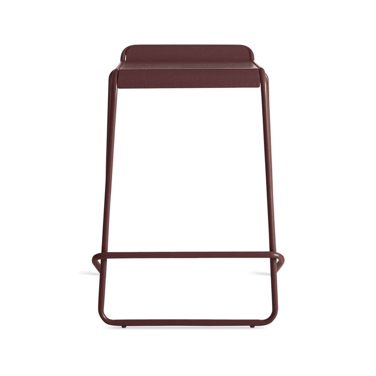 Ready Stacking Counter Stool Stools BluDot Oxblood 
