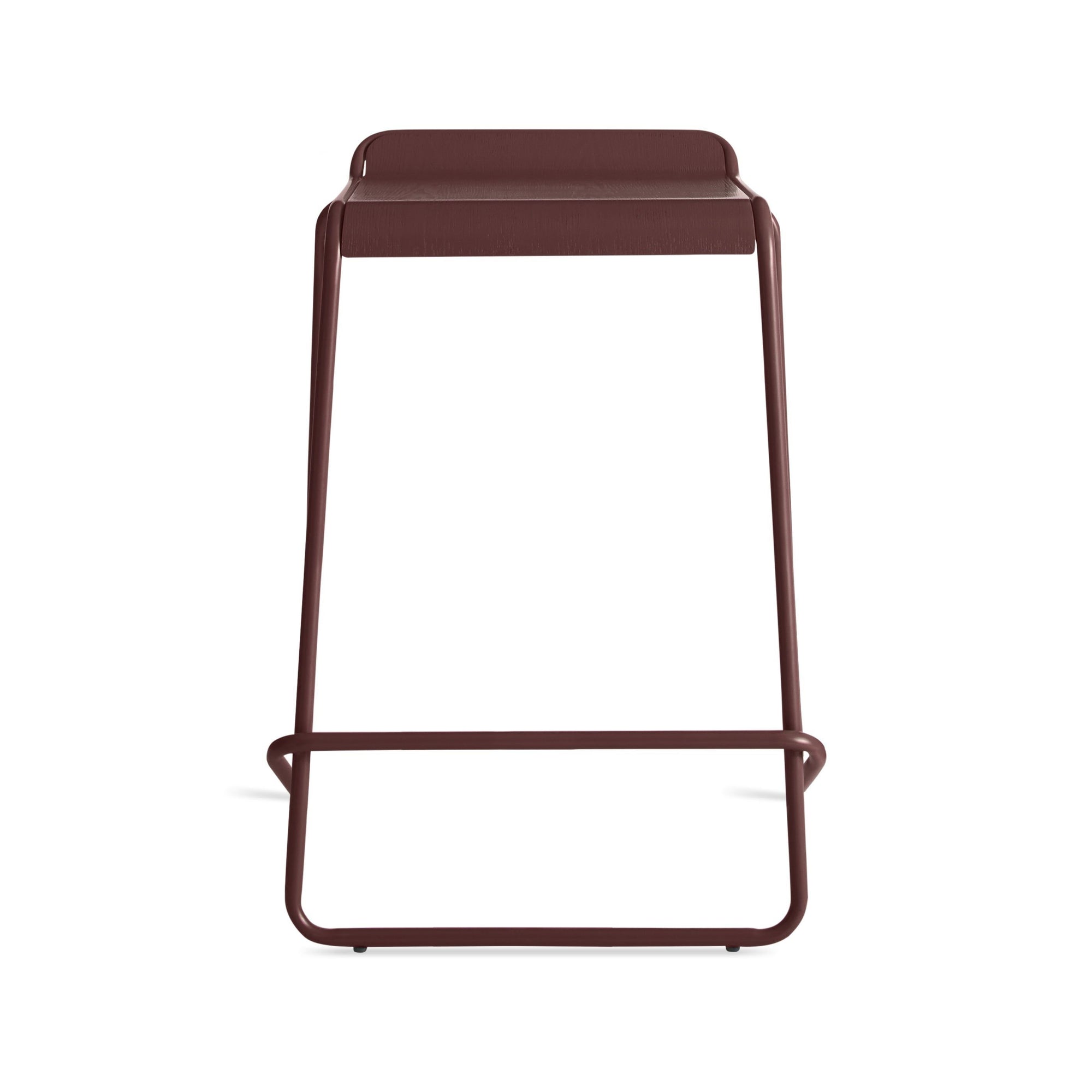 Ready Stacking Counter Stool Stools BluDot Oxblood 