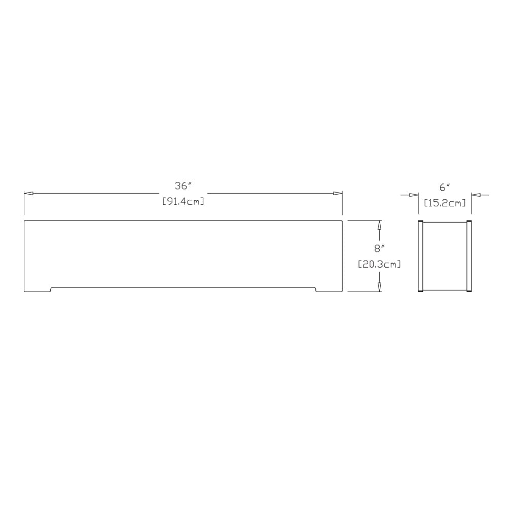 Rectangle Planter planter Loll Designs 