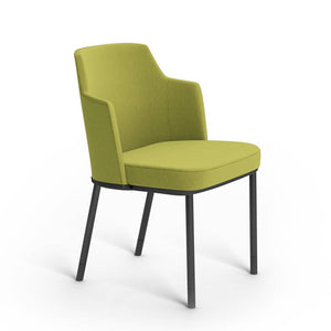 Remix Side Chair Side/Dining Knoll Glides Green 