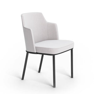Remix Side Chair Side/Dining Knoll Glides Stone 