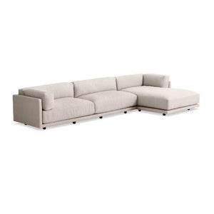Sunday Sofa w/ Chaise Sofa BluDot Right Arm Sanford Linen 