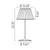 Romeo Moon T1 Table Lamp Table Lamps Flos 