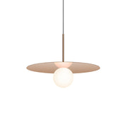 Bola Disc Pendant ceiling lights Pablo Rose Gold 18" 