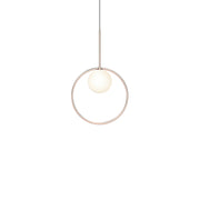 Bola Halo Led Pendant Pendant Lights Pablo Rose Gold 12" 